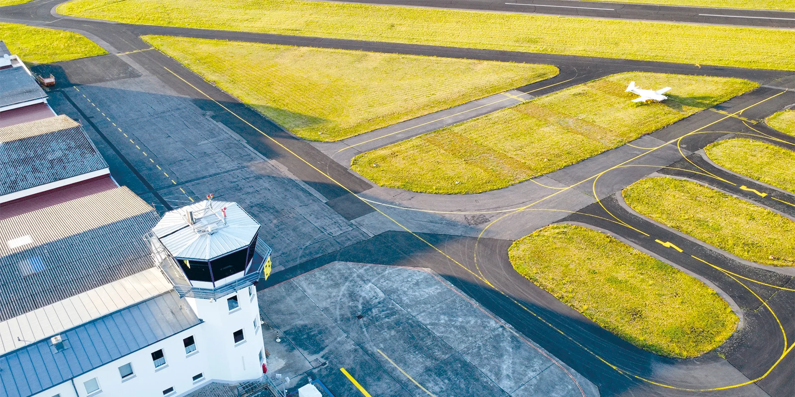 Gelände des Verkehrsflughafen Hassfurt