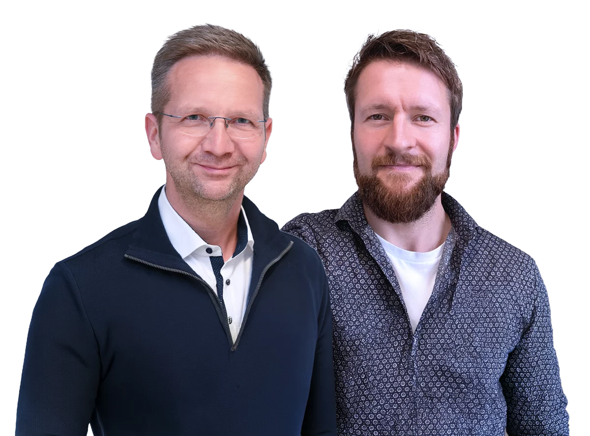 Ihre NEUROmedical Experten Dr. med. Oliver Tiedge und Markus Löwe